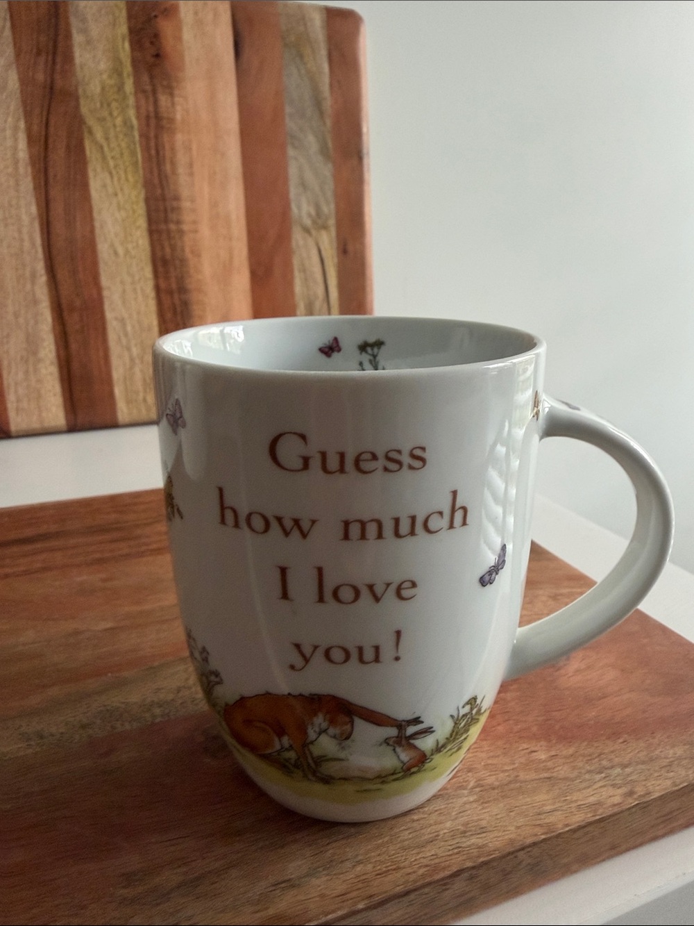 Guess How Much I Love You White Ceramic Mug 2008 Konitz Germany